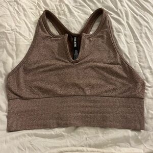 PINK Seamless Brown Sports Bra